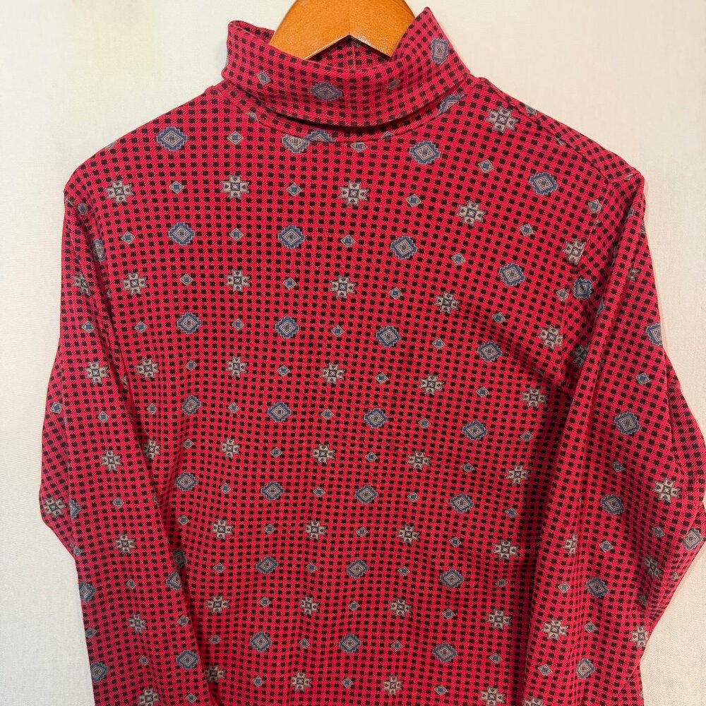 Robert Scott LTD Vintage Turtleneck Women’s Cotton Made Canada Retro